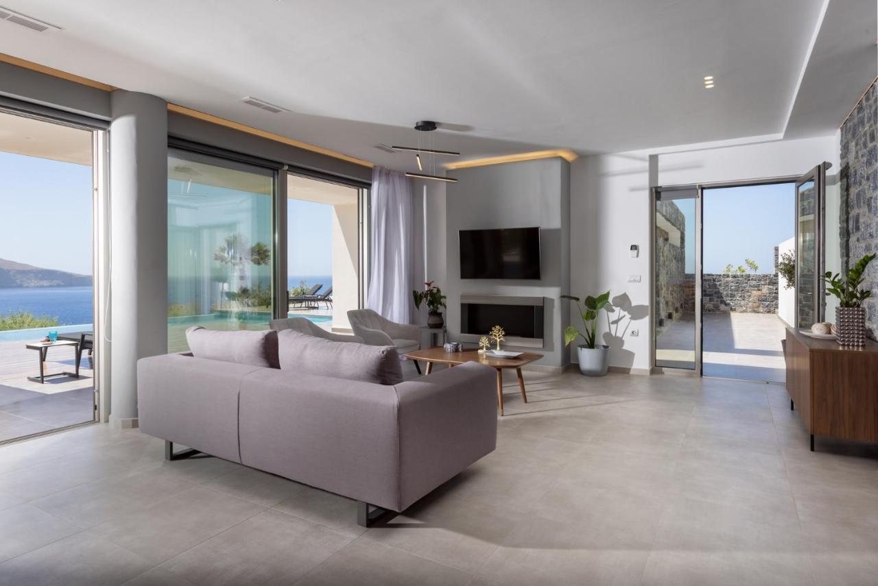 Rock Bay Villas - Luxury Villas In Crete 阿齐亚·佩拉加 外观 照片