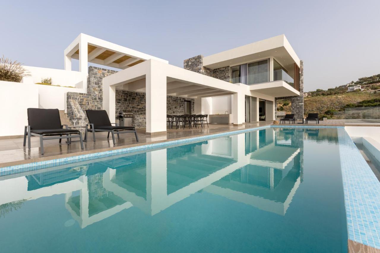 Rock Bay Villas - Luxury Villas In Crete 阿齐亚·佩拉加 外观 照片